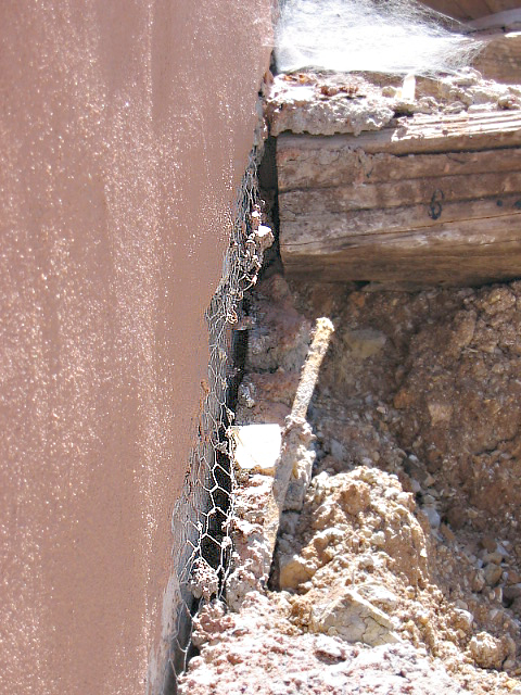 Sloppy stucco in New Mexico