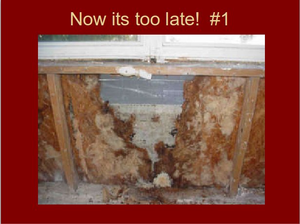 Leaks in stucco under windows!