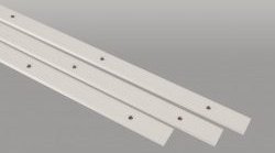 Termination bars for membrane roofs.