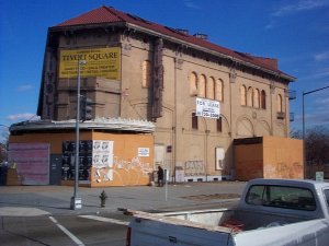 Tivoli had been adbandoned and boarded up.