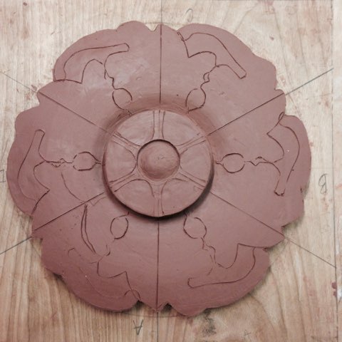 Ornamental plaster rosette how to