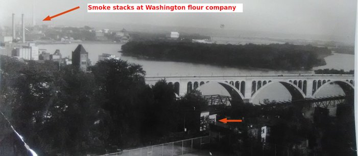 smoke stacks at Washington Flour in Washington, DC