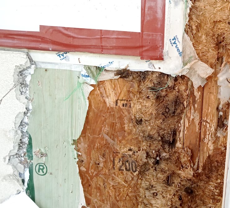 Toll Brothers house leak and rot in Virginia