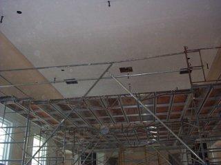 Plaster sanctuary ceiling in McLean,
                          Virginia