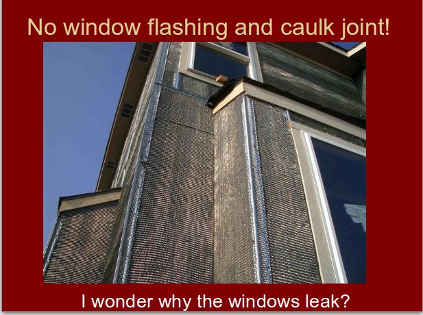 Once again the window appears to be flashed but it’s not! .