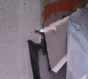 roof to stucco wall flashing